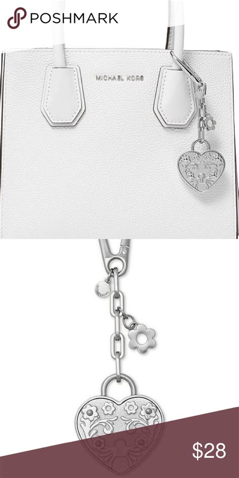 silver michael kors purse charm|Michael Kors hamilton purses.